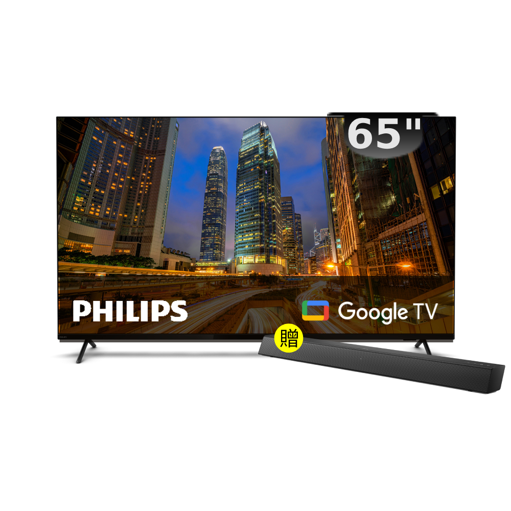【Philips 飛利浦】65PUH8288+TAB5105 促銷影音組合